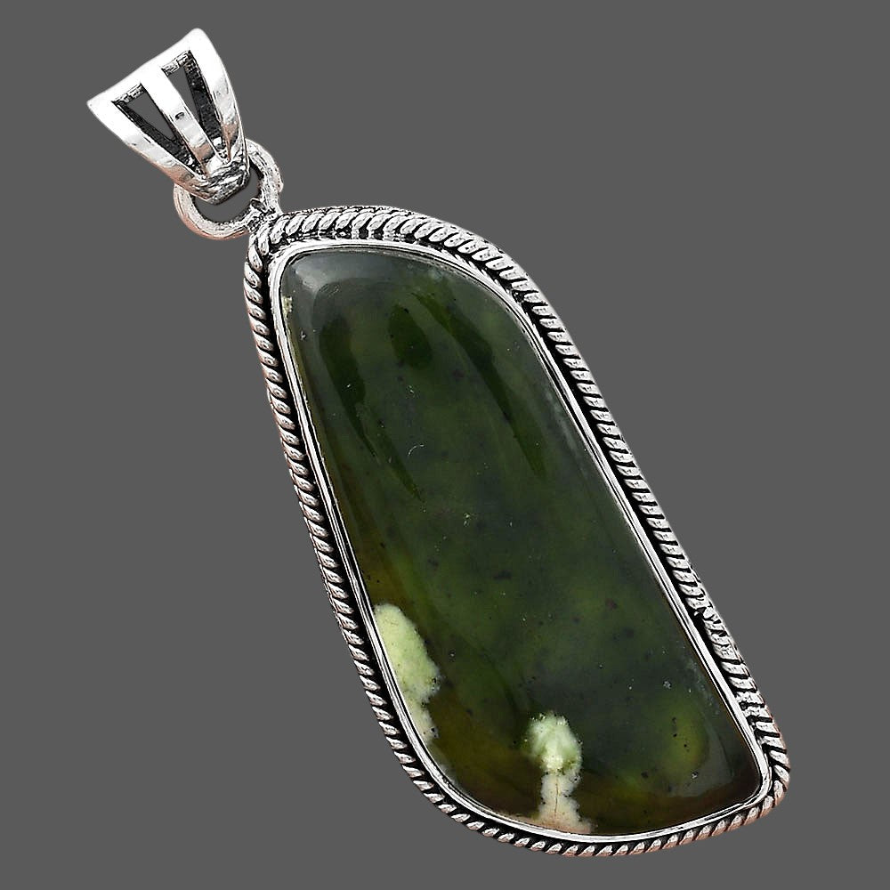 Natural Chrome Chalcedony Pendant P-1056 SDP156207