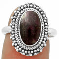 Natural Tourmaline Quartz Ring size-8 R-1332 SDR171422