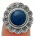 Natural Blue Quartz Ring size-7 R-1256 SDR189661