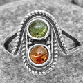 Natural Multi Tourmaline Ring size-8.5 R-1027 SDR195766