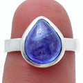 Natural Tanzanite Cab Ring size-6 R-1004 SDR229211