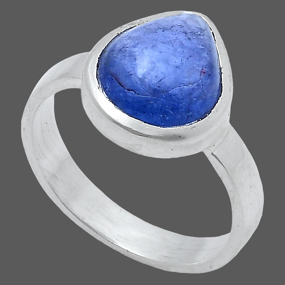 Natural Tanzanite Cab Ring size-6 R-1004 SDR229211