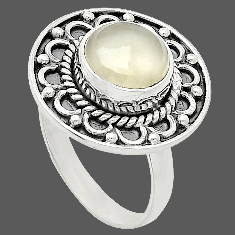 Natural Srilankan Moonstone Ring size-7.5 R-1256 SDR243085