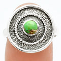 Copper Green Turquoise - Arizona Ring size-8 R-1439 SDR244330