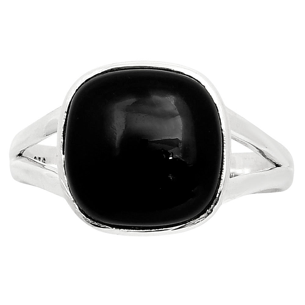 Natural Black Onyx - Brazil Ring size-8 R-1005 SDR249142