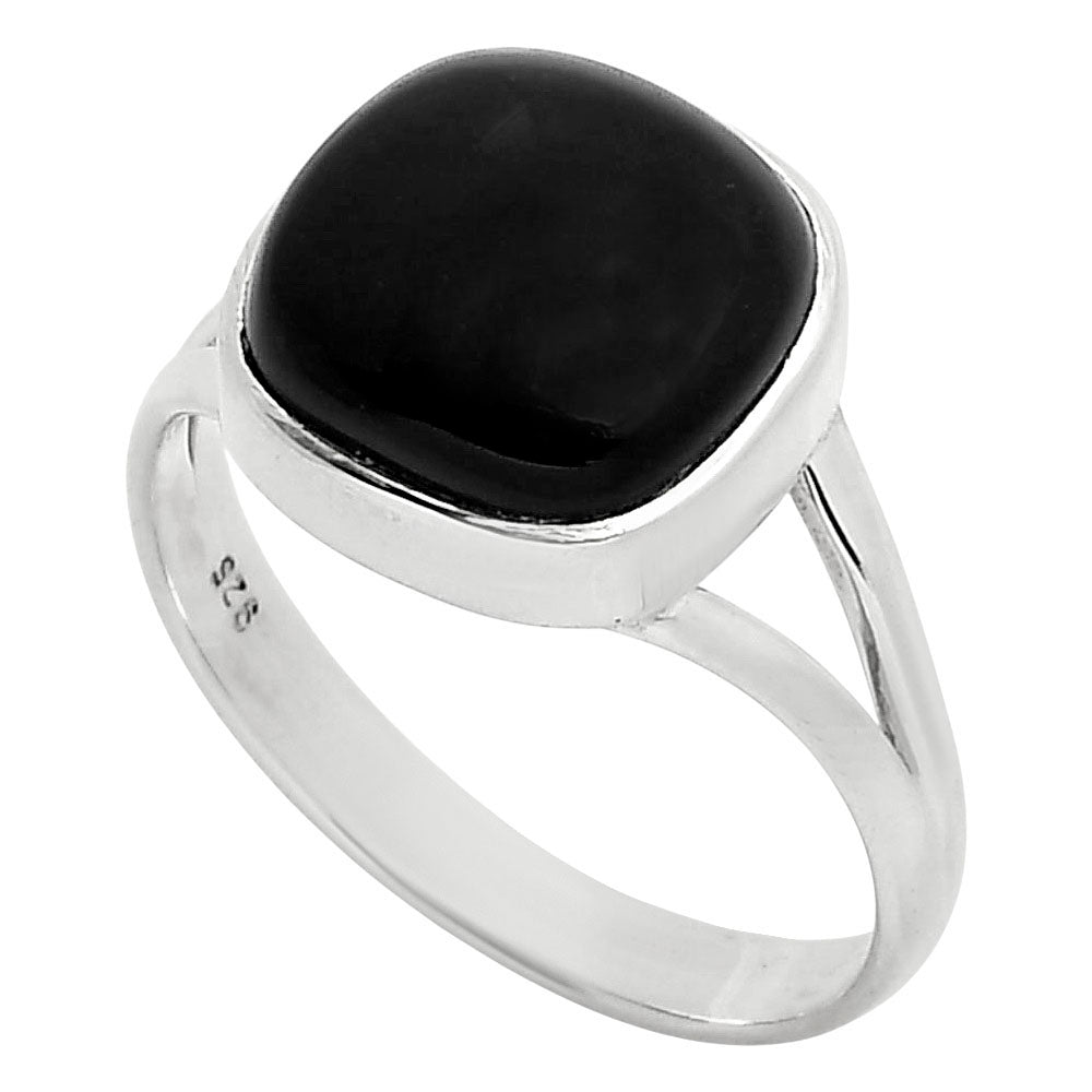 Natural Black Onyx - Brazil Ring size-8 R-1005 SDR249142