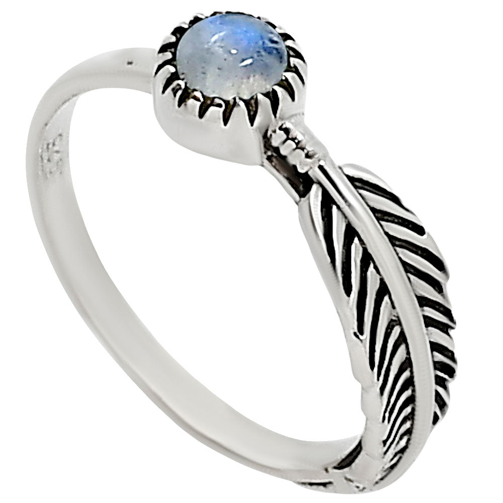 Rainbow Moonstone Ring size-6 R-1042 SDR253873