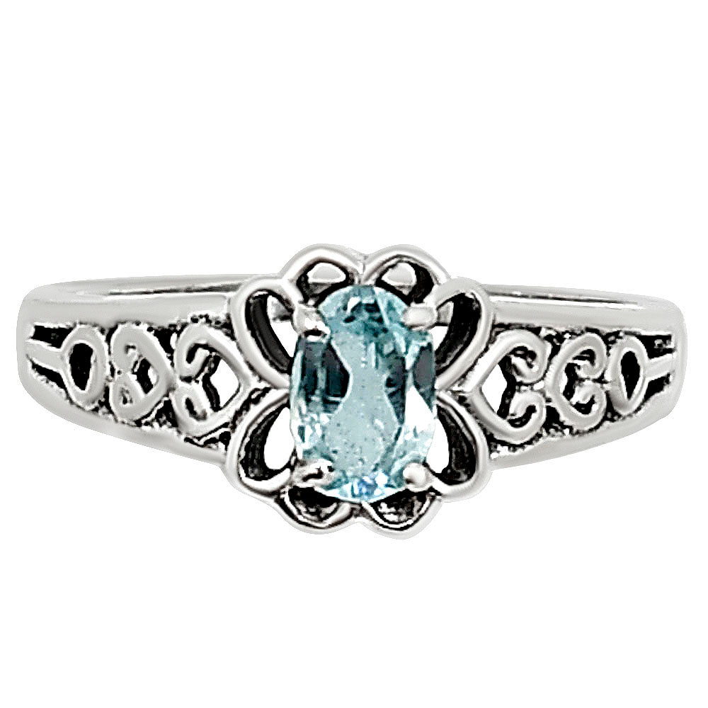 Sky Blue Topaz Ring size-7 R-1172 SDR253993