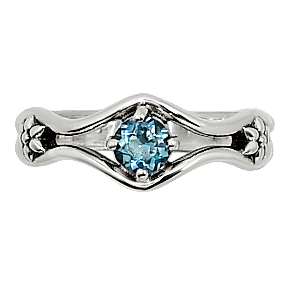 London Blue Topaz Ring size-7 R-1720 SDR254111