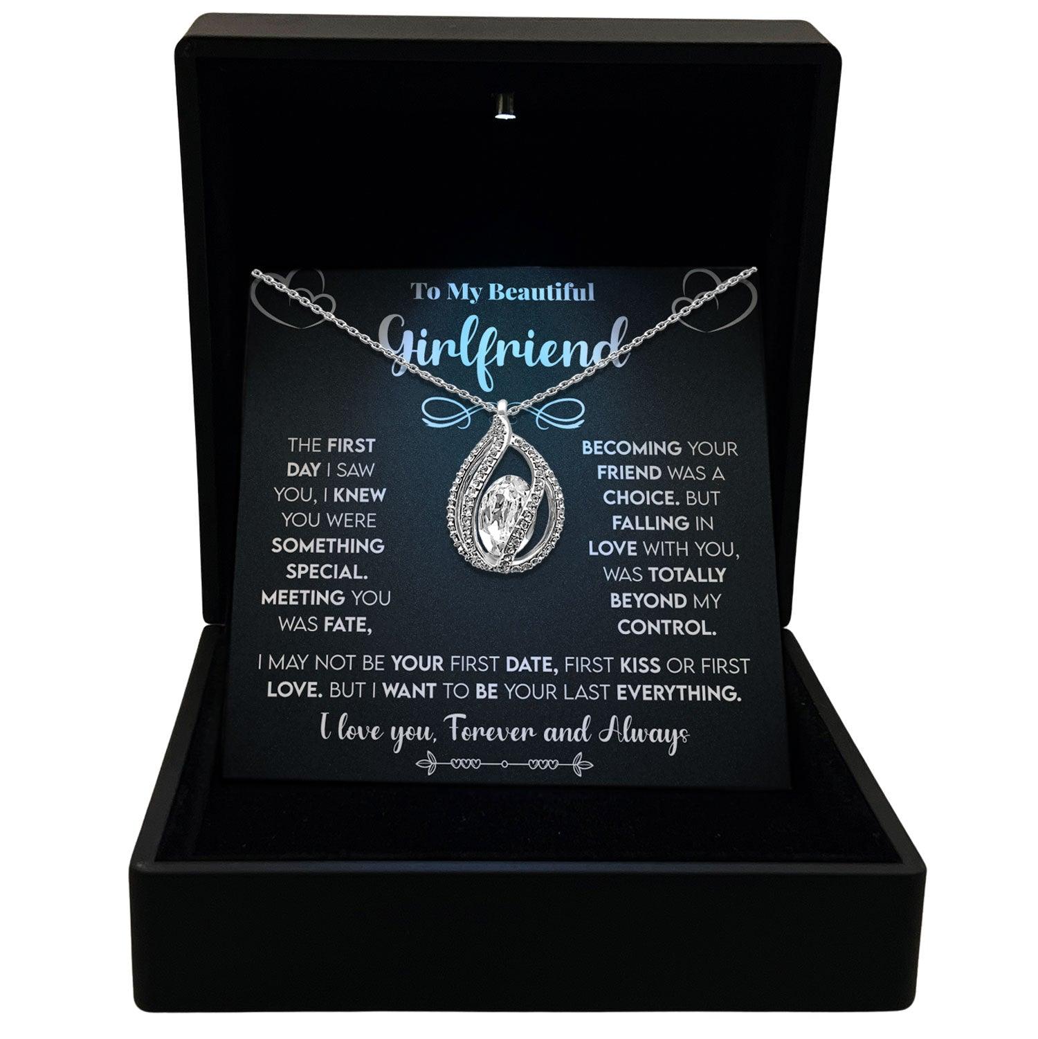 TRYNDI™ To My Beautiful Girlfriend Birdcage Necklace With Authentic Swarovski Crystals