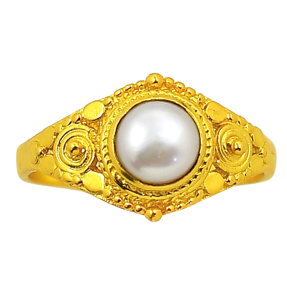 Natural Fresh Water Pearl Ring size-7 RM-1346 TR01170
