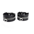 Wholesale Inlaid Bead Chain Bondage Equipment Set in PU Leather hand cuff