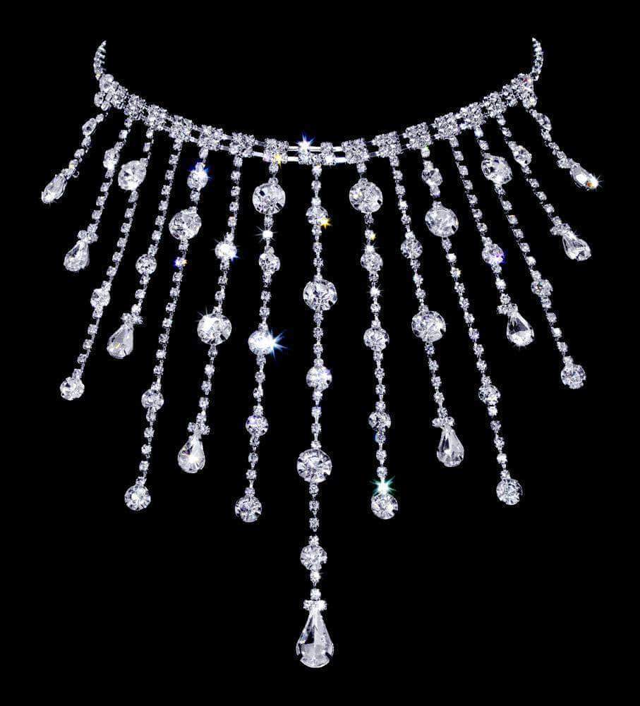 #16980 - Raindrop Choker Necklace
