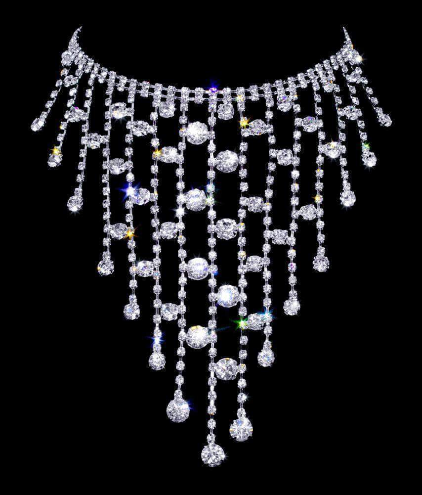 #17004 - Tethered Connections Choker Necklace - 14.5"-19"