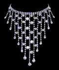 #17004 - Tethered Connections Choker Necklace - 14.5"-19"