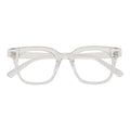 WALKER - Thick Horn Rimmed Blue Light Glasses Clear Frame Clear Lens
