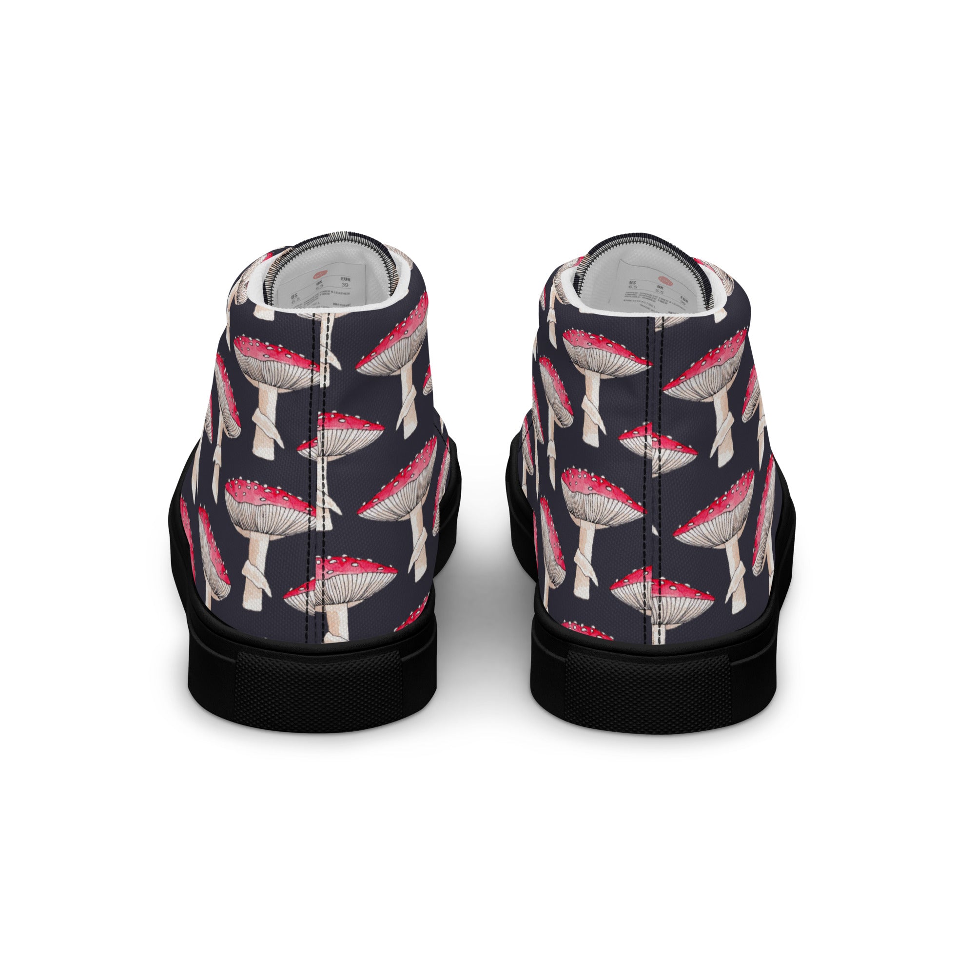 Toadstool Women’s high top canvas shoes, footwear, penny royal design, shop now, shoes, sneakers