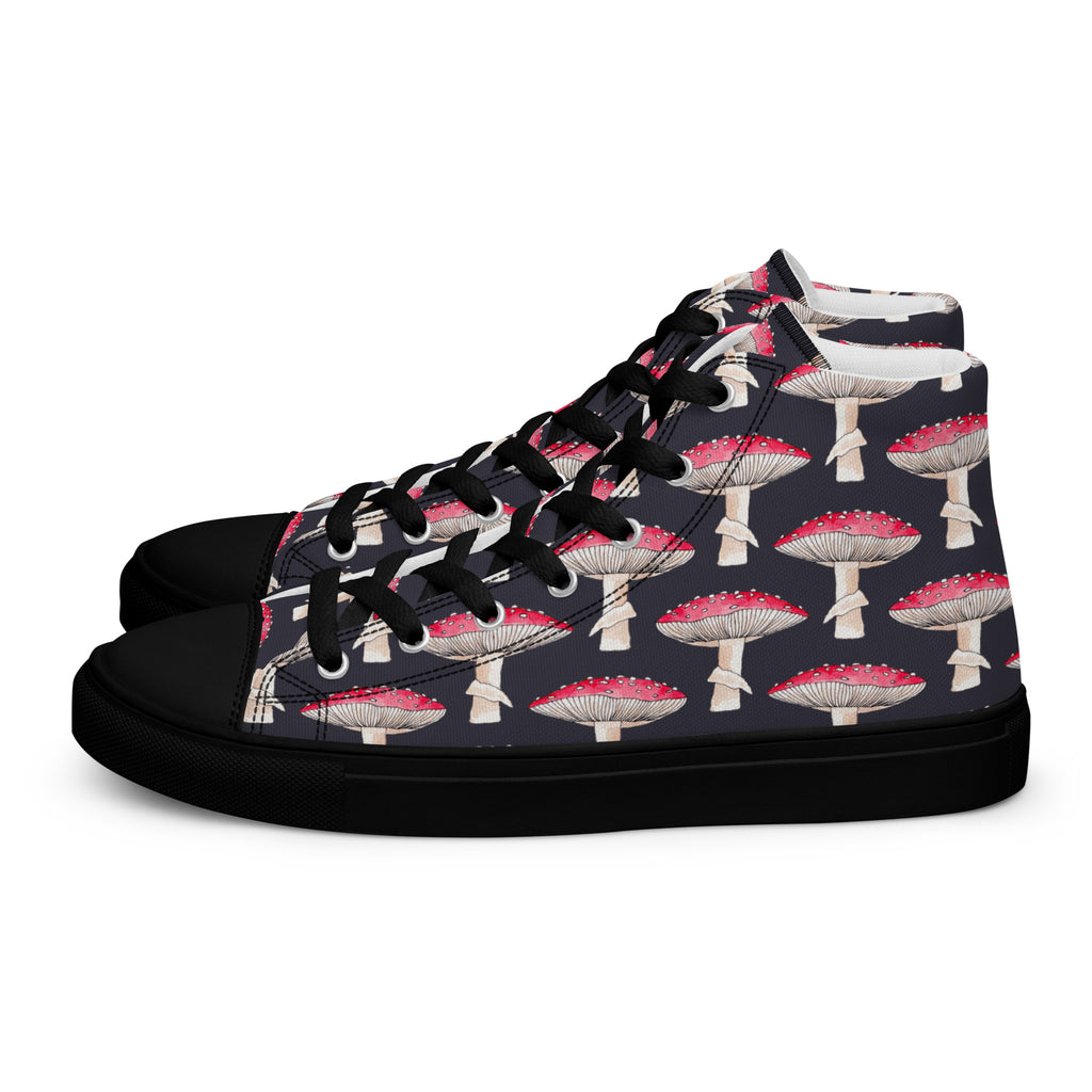 Toadstool Women’s high top canvas shoes, footwear, penny royal design, shop now, shoes, sneakers