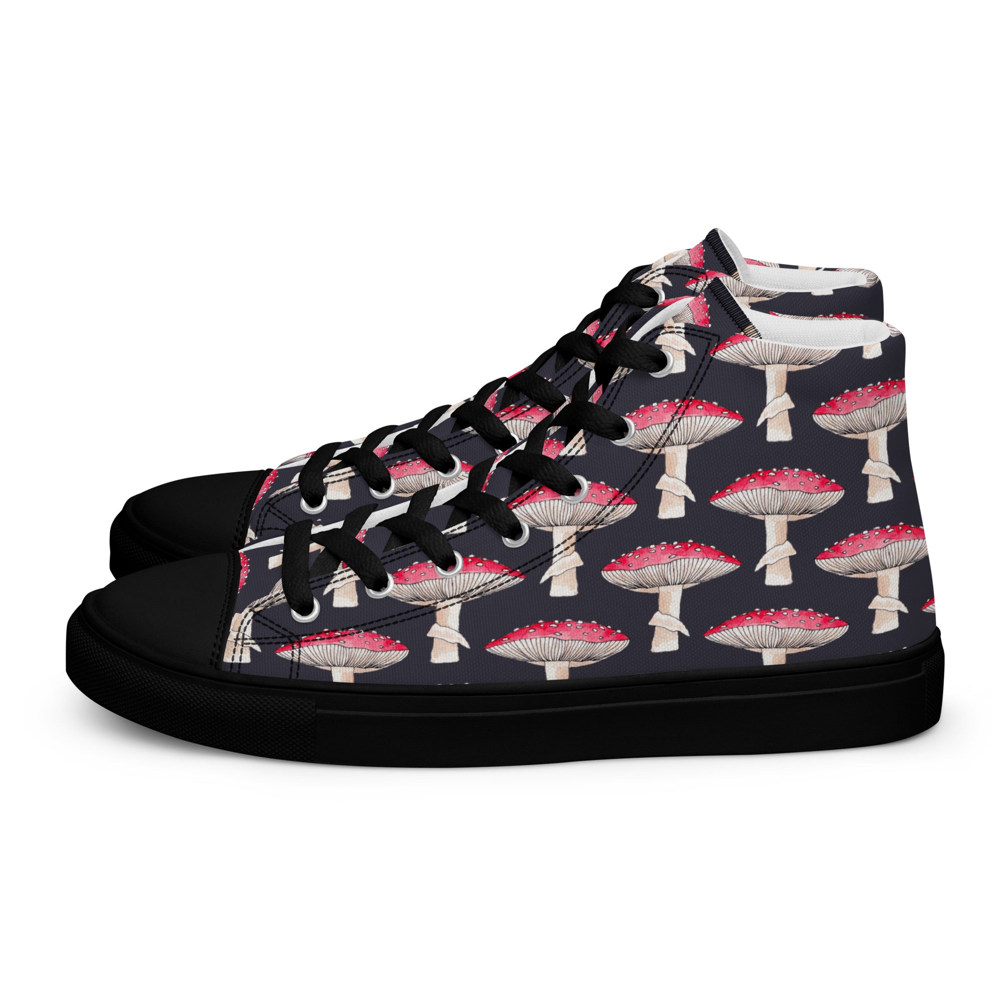Toadstool Women’s high top canvas shoes, footwear, penny royal design, shop now, shoes, sneakers