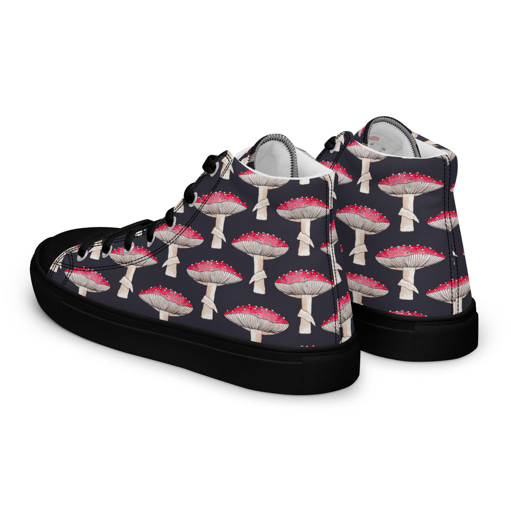 Toadstool Women’s high top canvas shoes, footwear, penny royal design, shop now, shoes, sneakers