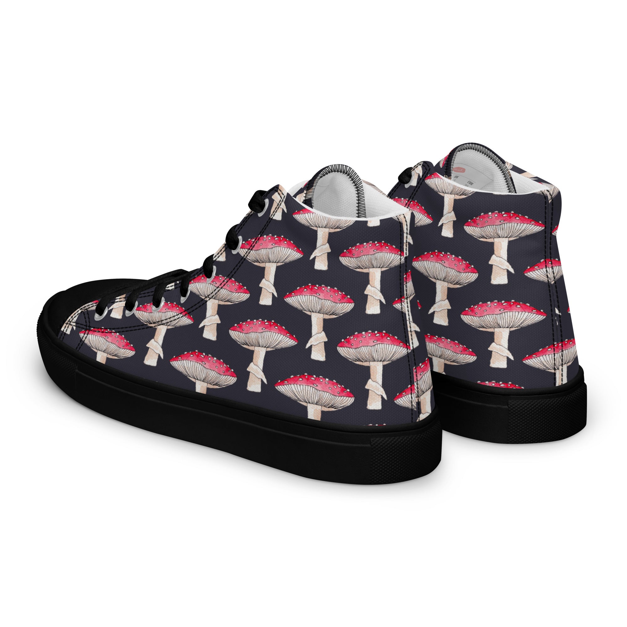 Toadstool Women’s high top canvas shoes, footwear, penny royal design, shop now, shoes, sneakers
