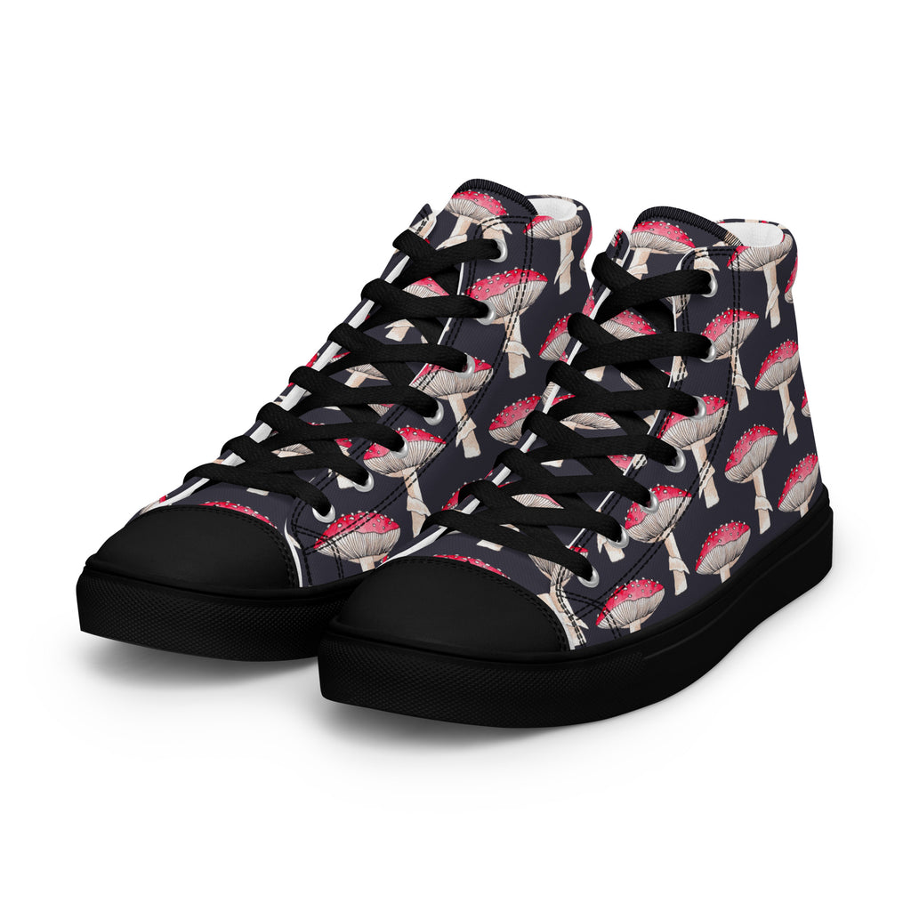 Toadstool Women’s high top canvas shoes, footwear, penny royal design, shop now, shoes, sneakers