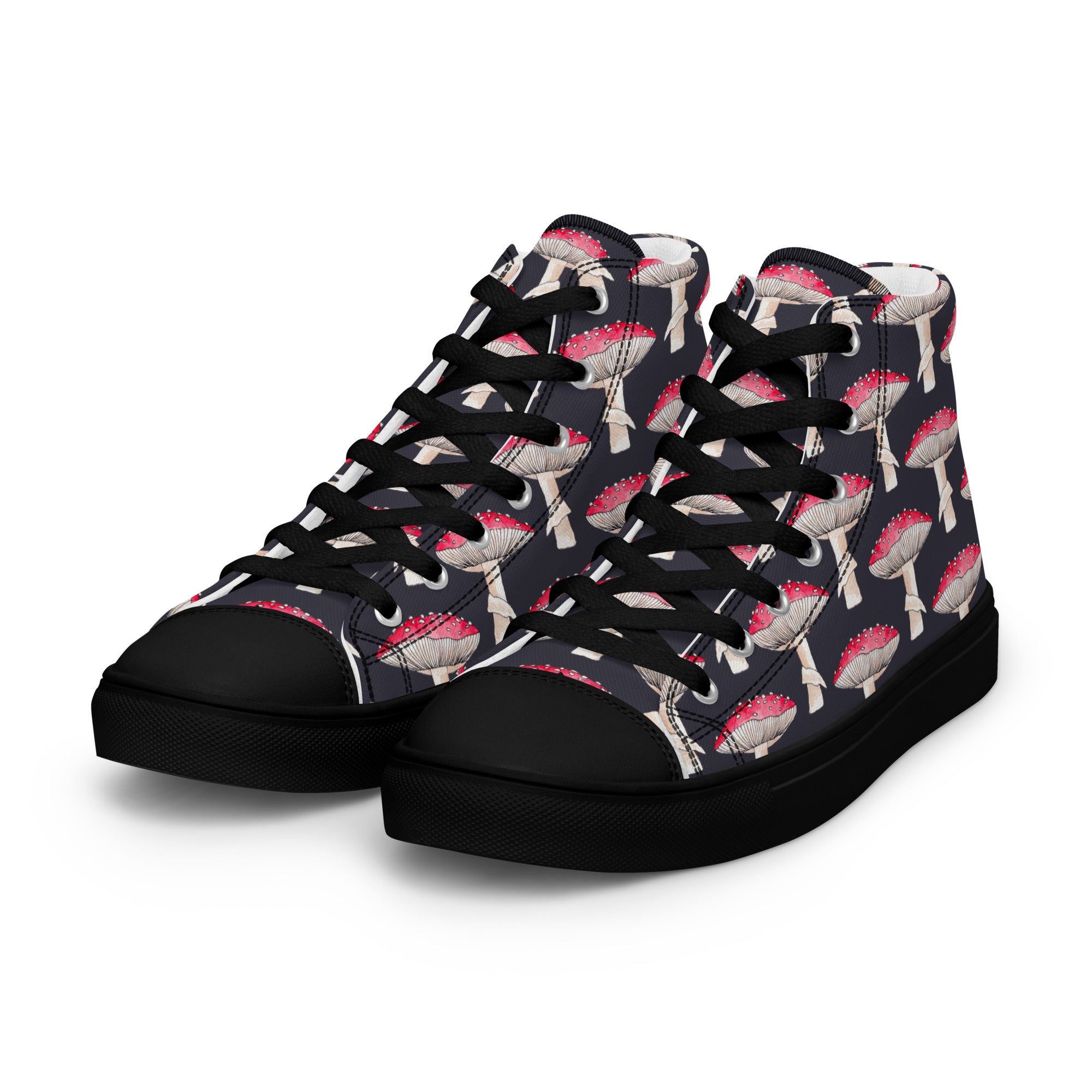 Toadstool Women’s high top canvas shoes, footwear, penny royal design, shop now, shoes, sneakers
