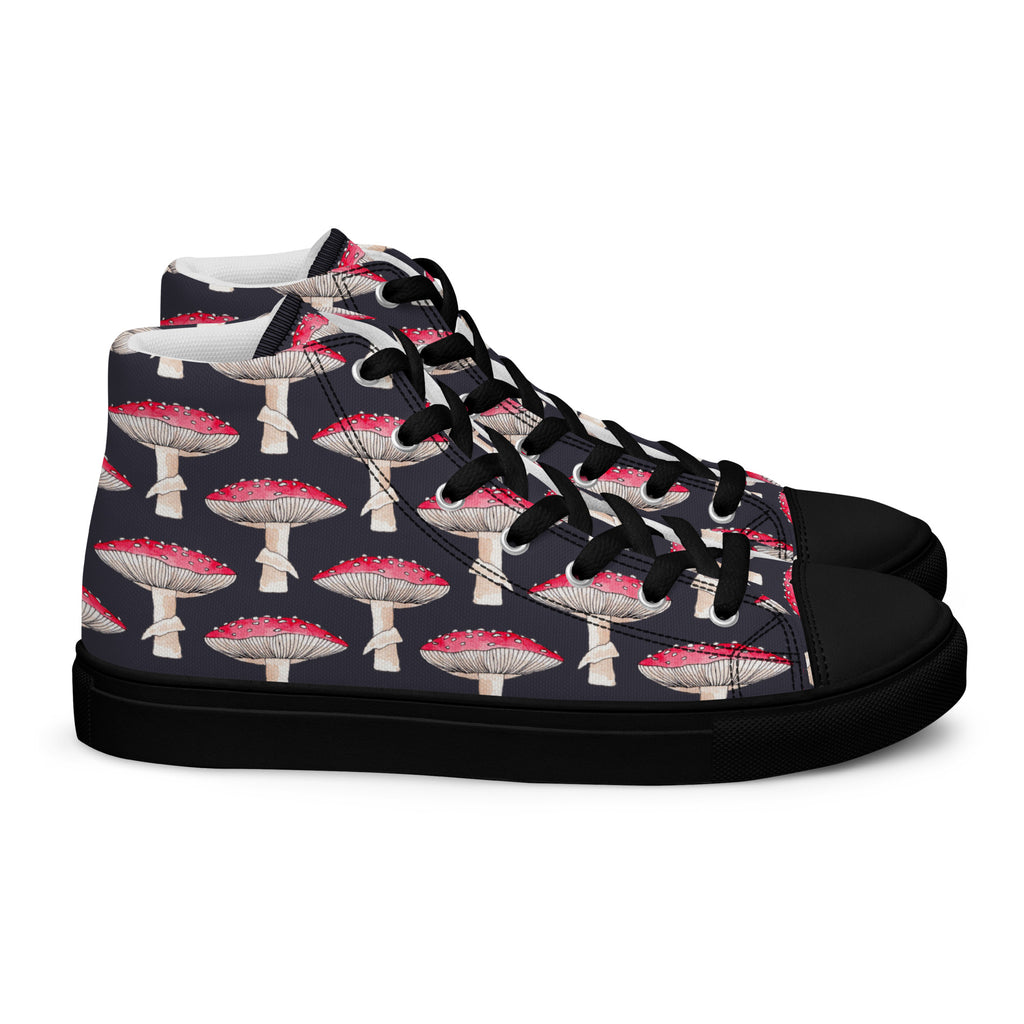 Toadstool Women’s high top canvas shoes, footwear, penny royal design, shop now, shoes, sneakers