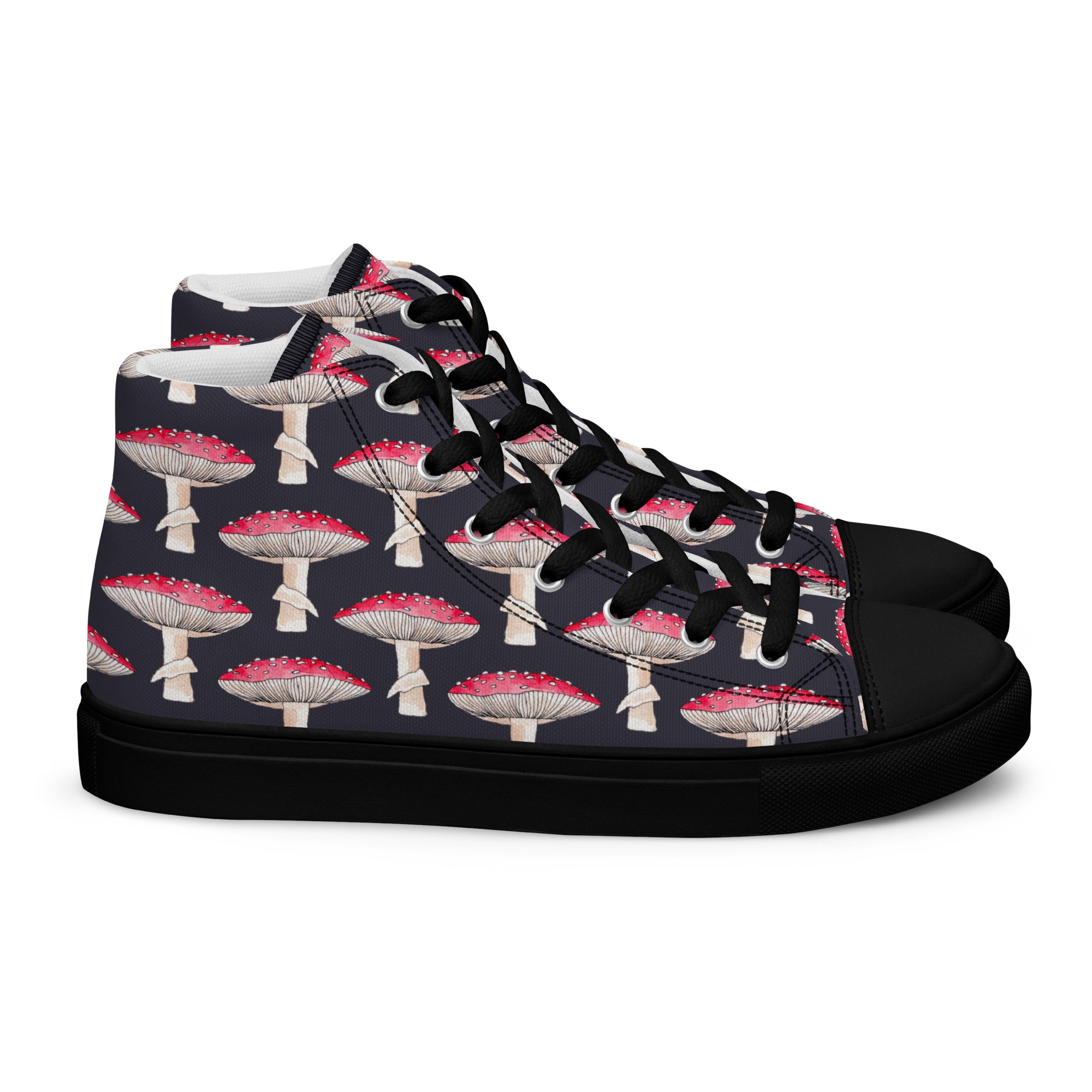 Toadstool Women’s high top canvas shoes, footwear, penny royal design, shop now, shoes, sneakers