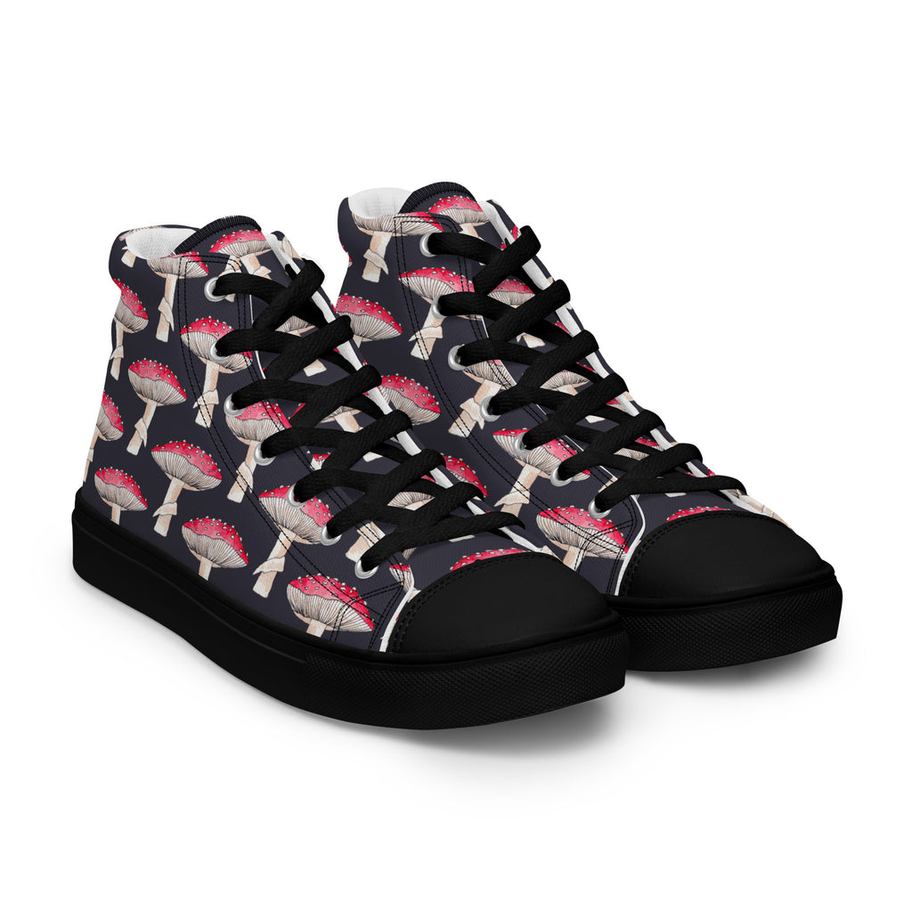 Toadstool Women’s high top canvas shoes, footwear, penny royal design, shop now, shoes, sneakers