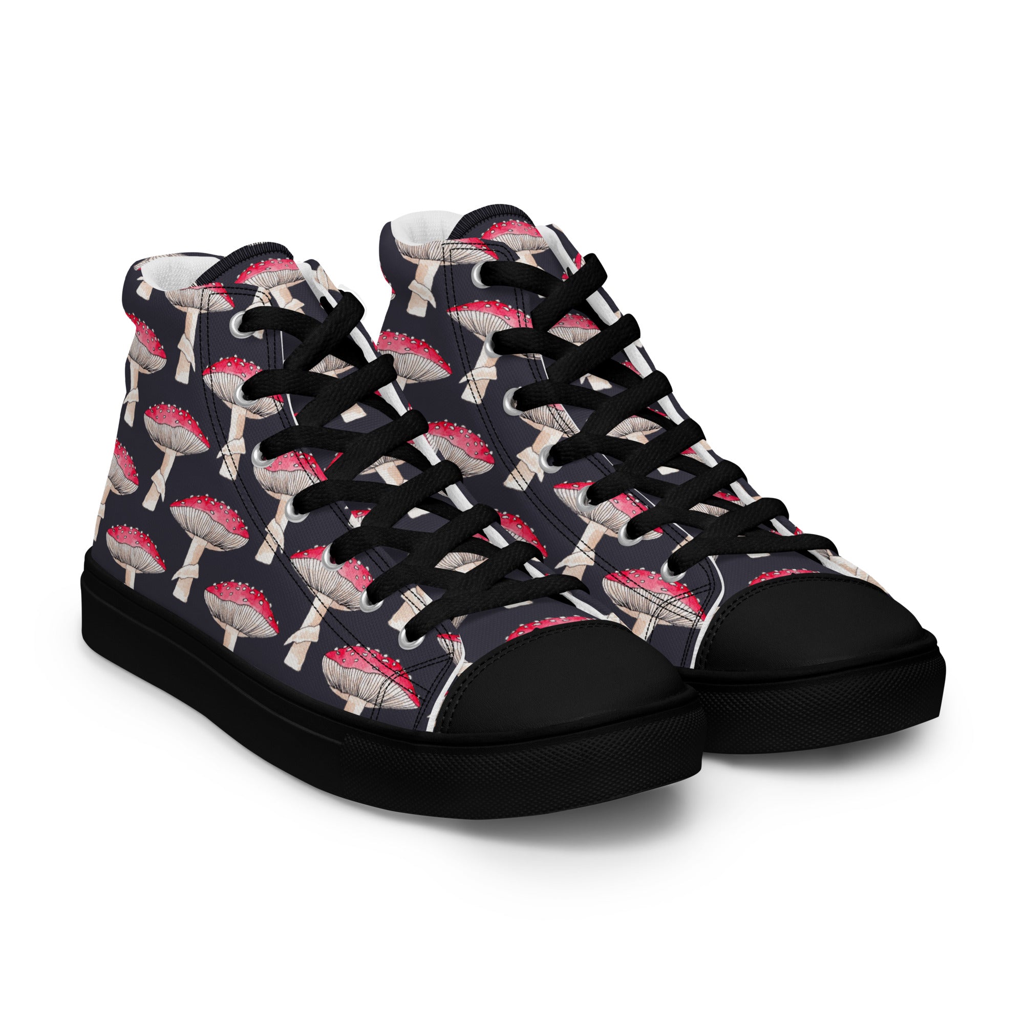 Toadstool Women’s high top canvas shoes, footwear, penny royal design, shop now, shoes, sneakers