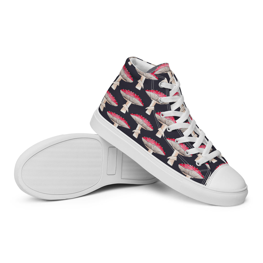 Toadstool Women’s high top canvas shoes, footwear, penny royal design, shop now, shoes, sneakers
