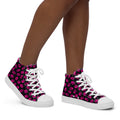 Pawprints Women’s high top canvas shoes, footwear, penny royal design, shop now, shoes, sneakers