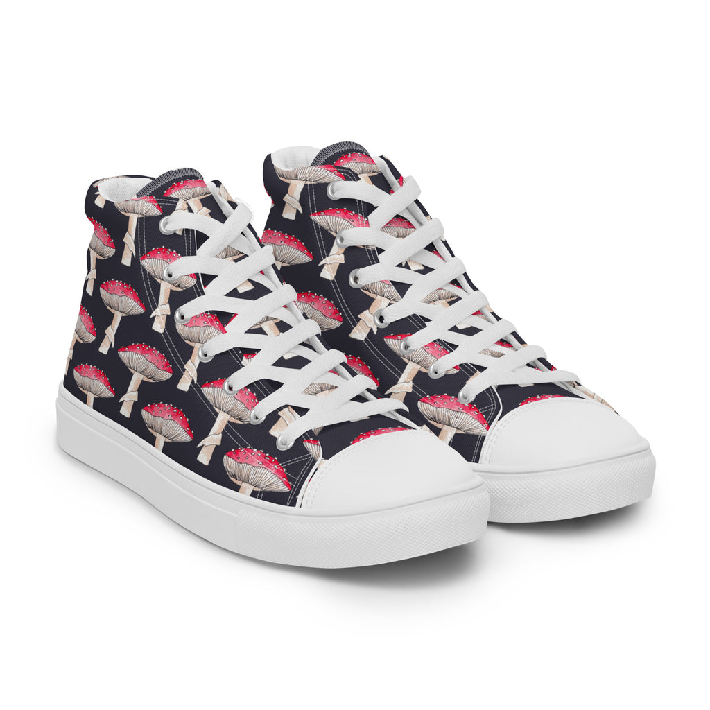 Toadstool Women’s high top canvas shoes, footwear, penny royal design, shop now, shoes, sneakers