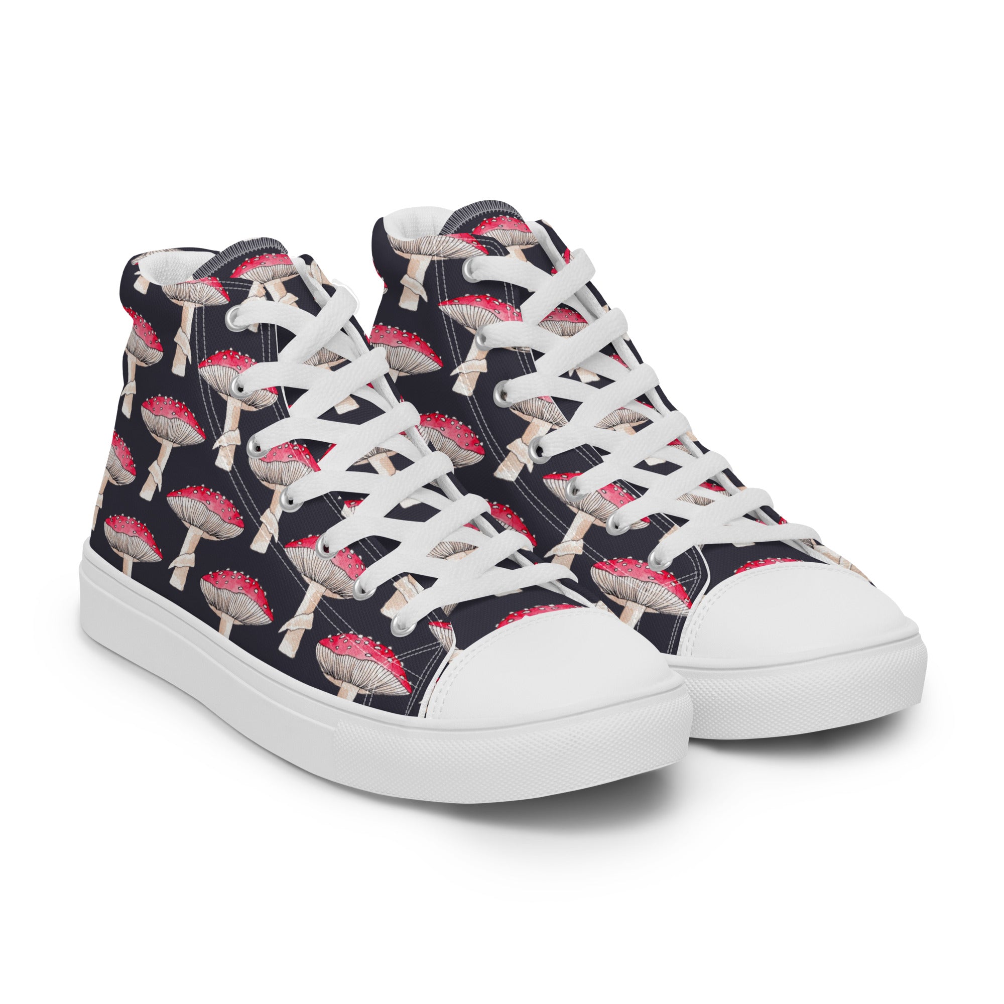 Toadstool Women’s high top canvas shoes, footwear, penny royal design, shop now, shoes, sneakers