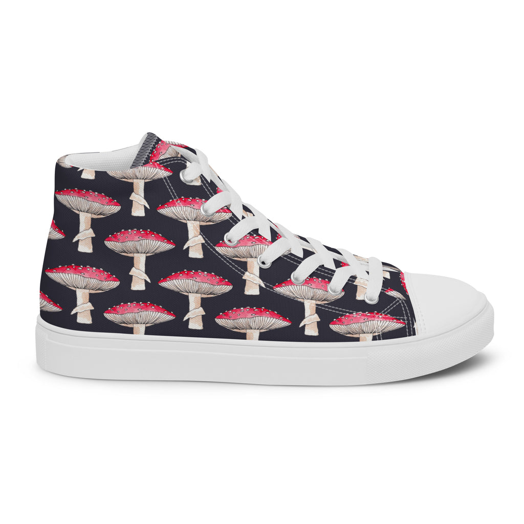 Toadstool Women’s high top canvas shoes, footwear, penny royal design, shop now, shoes, sneakers