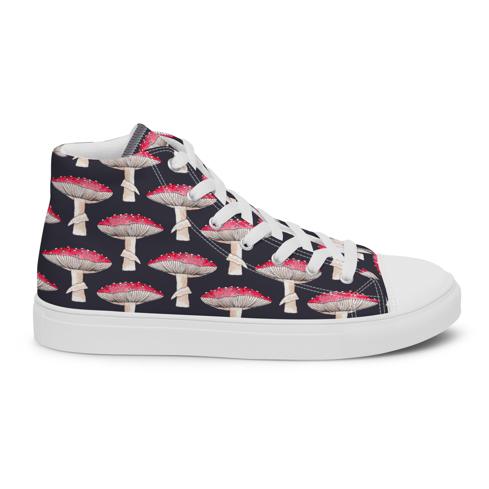 Toadstool Women’s high top canvas shoes, footwear, penny royal design, shop now, shoes, sneakers